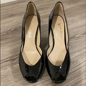 Micheal kors Patent wedge heels